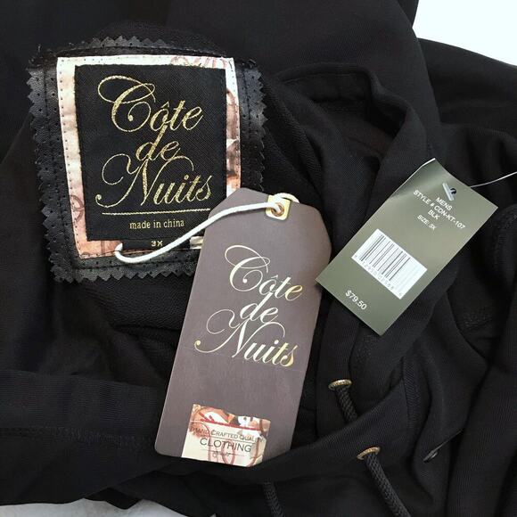 Cote De Nuits NWT Short Sleeves Pullover Sweatshirt Men 3X - Picture 11 of 13